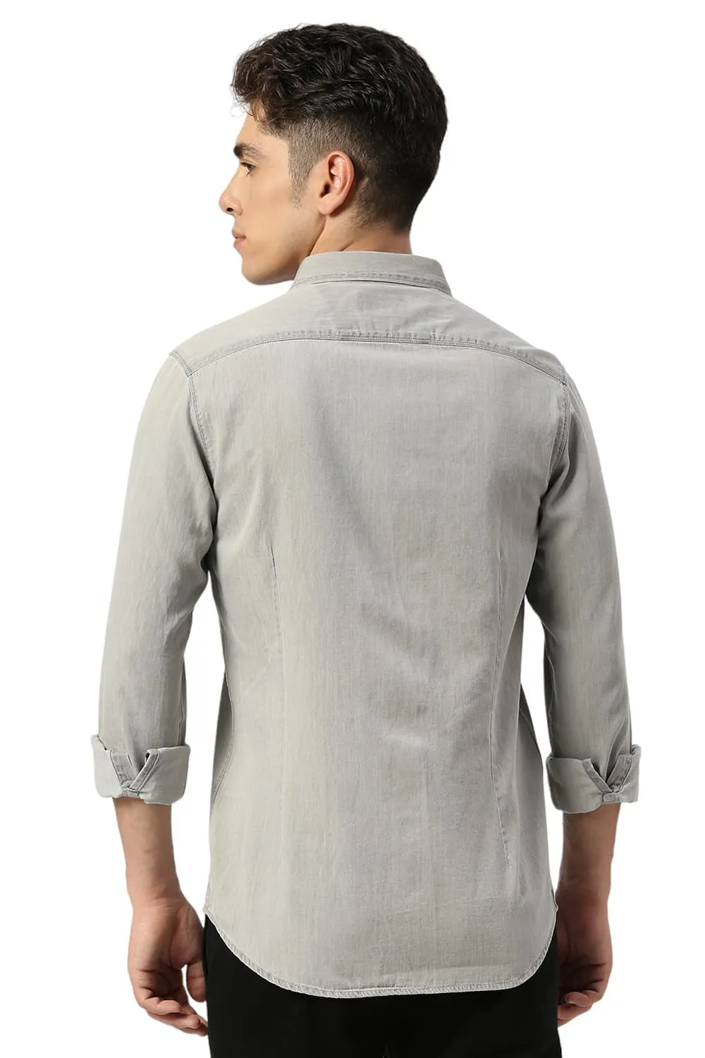 Slim Fit Cotton Sulphur Shirt