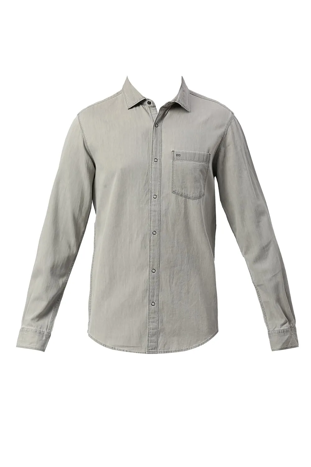 Slim Fit Cotton Sulphur Shirt