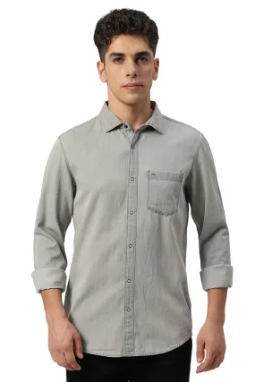 Slim Fit Cotton Sulphur Shirt