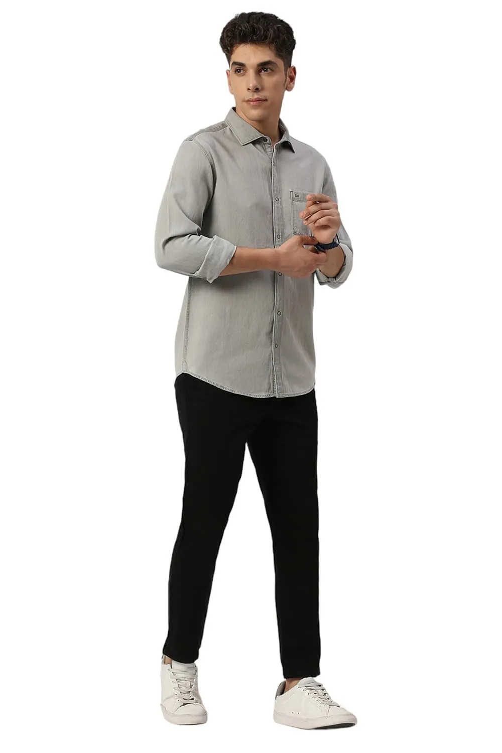 Slim Fit Cotton Sulphur Shirt