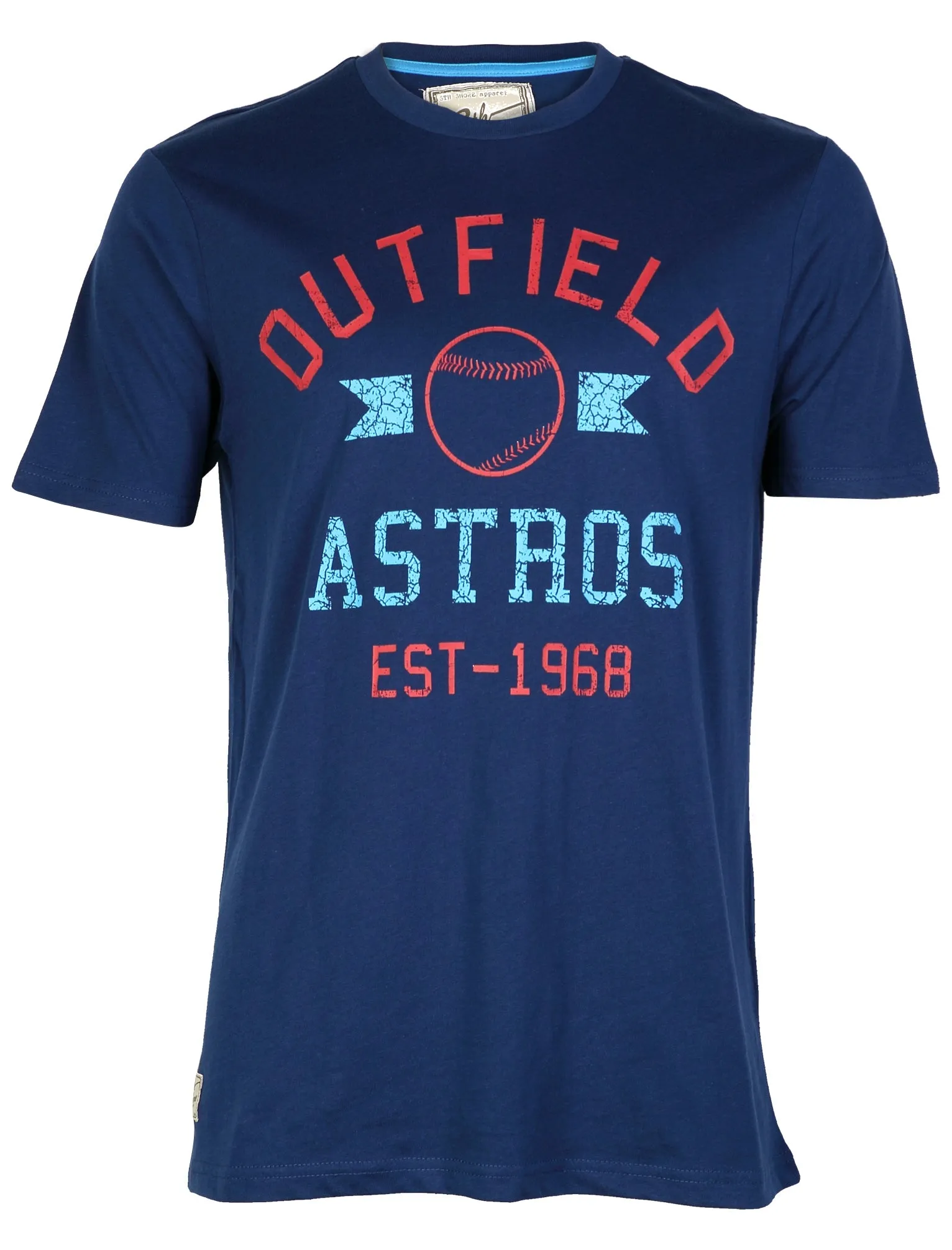 South Shore Outfield Cotton T-shirt in Estate Blue