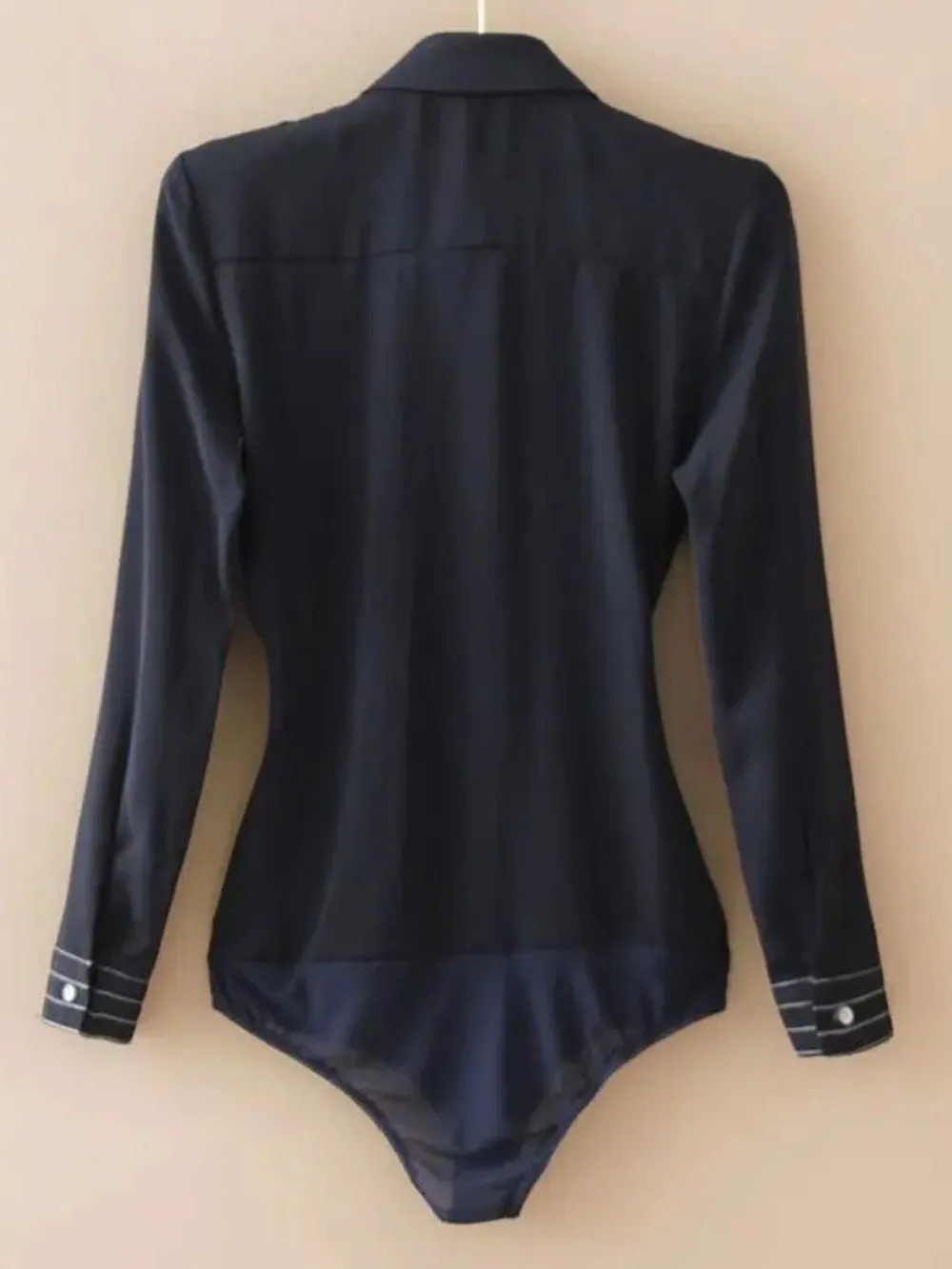 Stephanie Bodysuit Chiffon Shirt