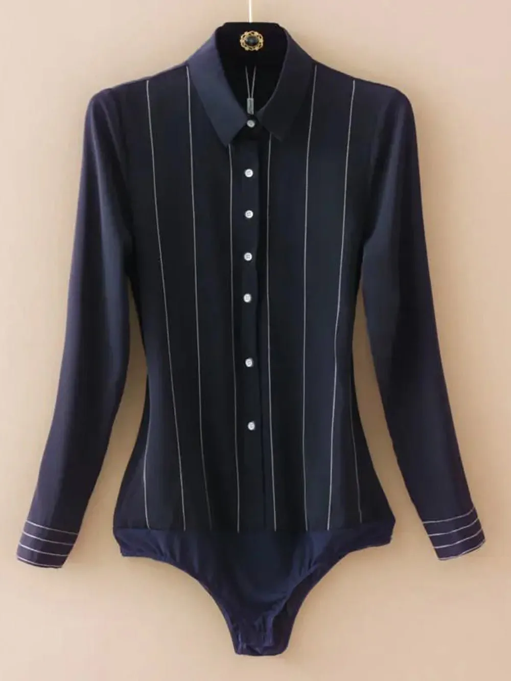 Stephanie Bodysuit Chiffon Shirt
