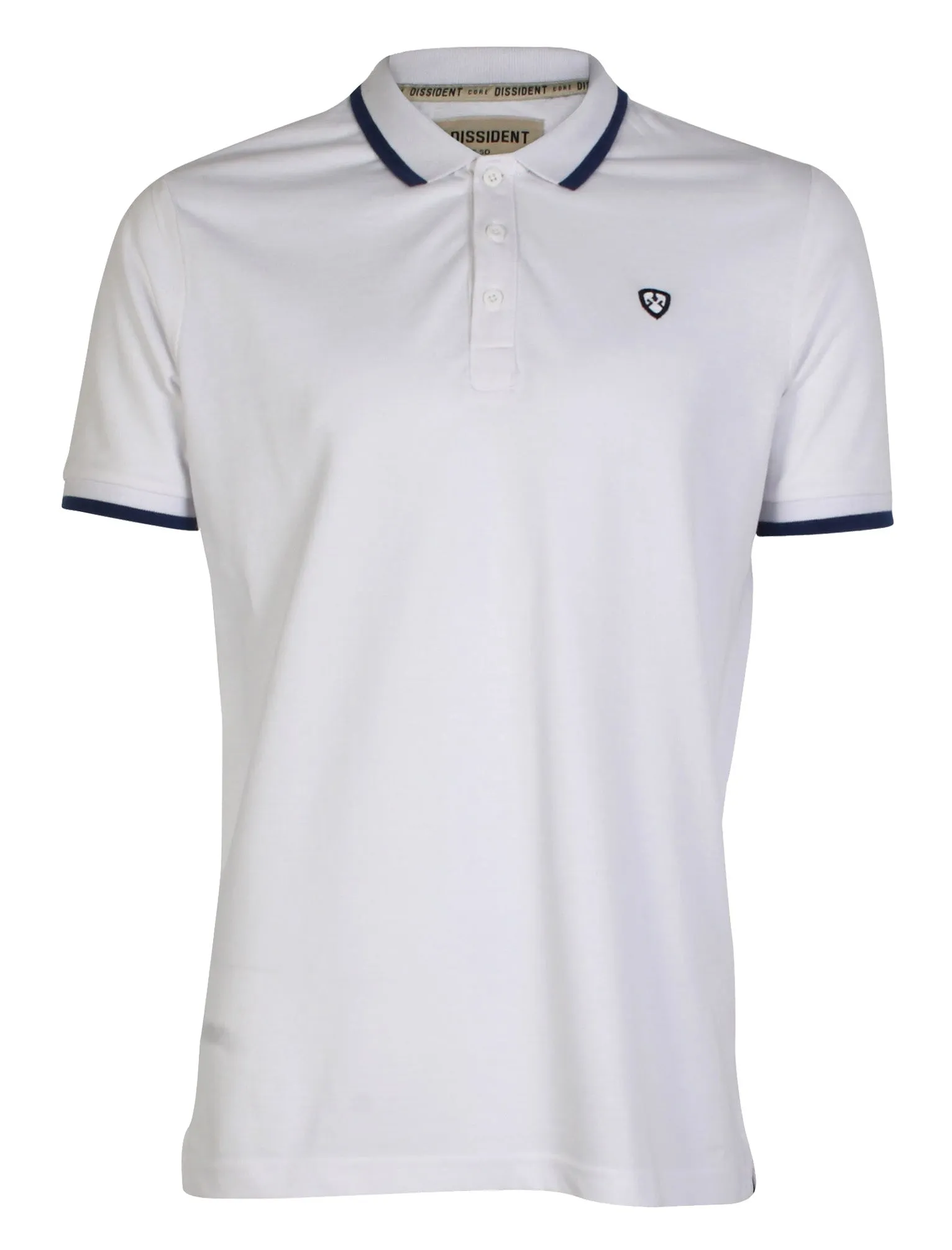 Stretton Optic White Polo Shirt - Dissident