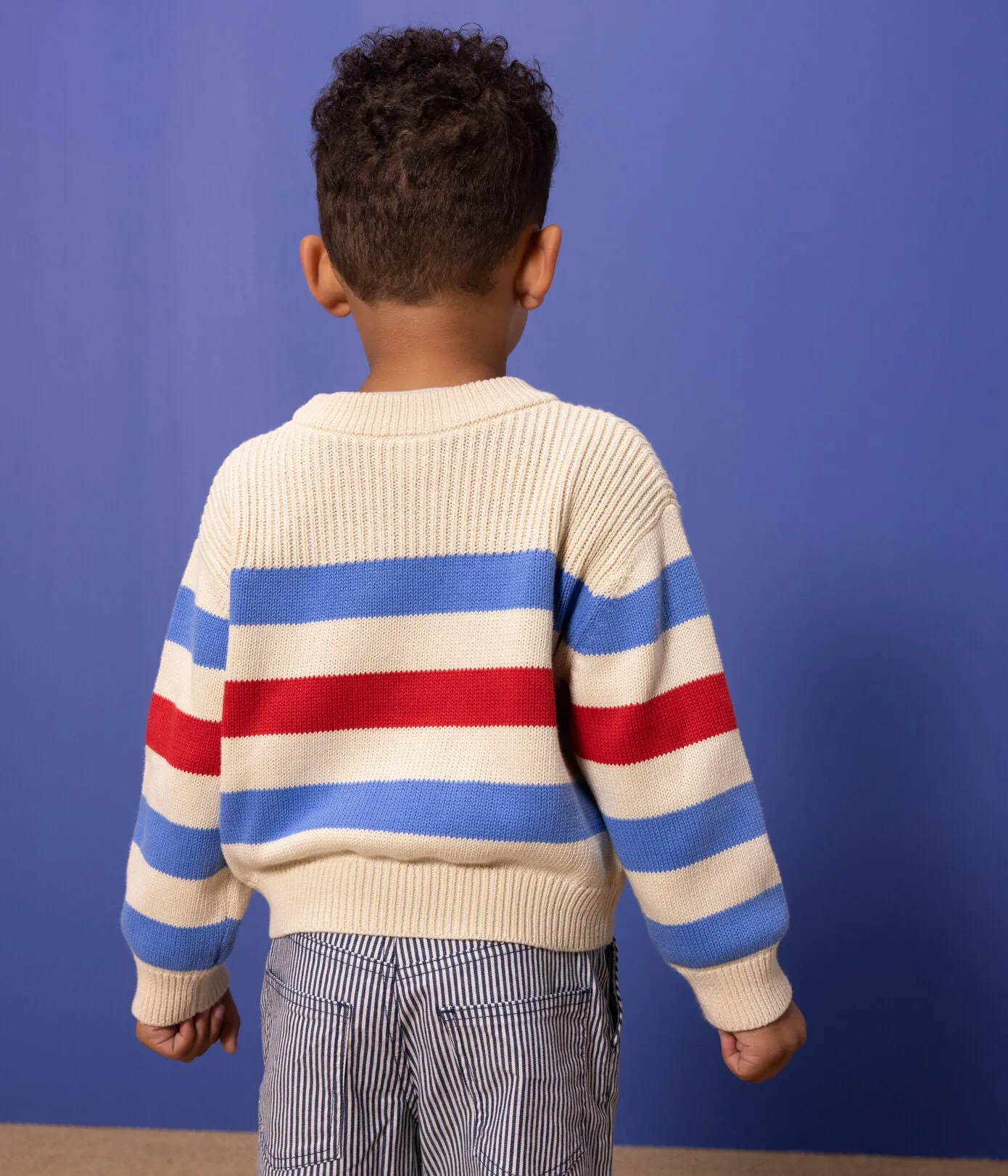 STRIPY COTTON PULLOVER