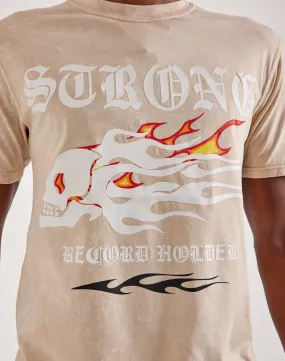Strong Record Holder Tee (Acid Khaki) - UB2017ACDKHK