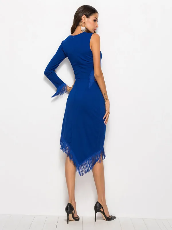 Tassel Irregular Dress