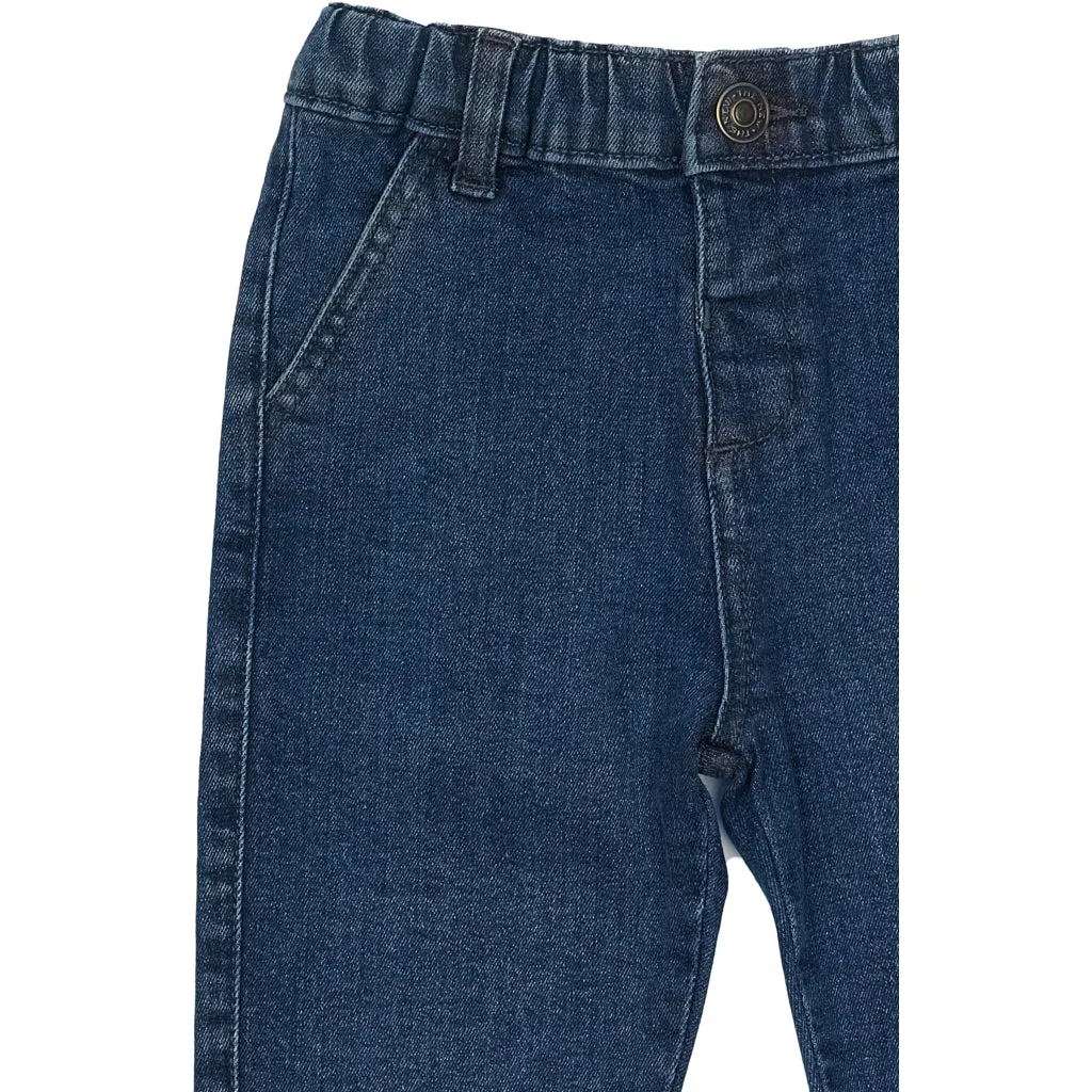 TNSLake Unisex Denim Chinos - DARK BLUE DENIM
