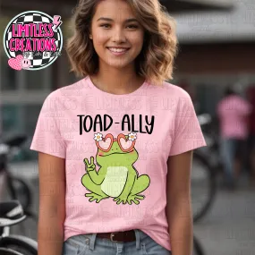 Toad-ally Frog Valentine Shirt