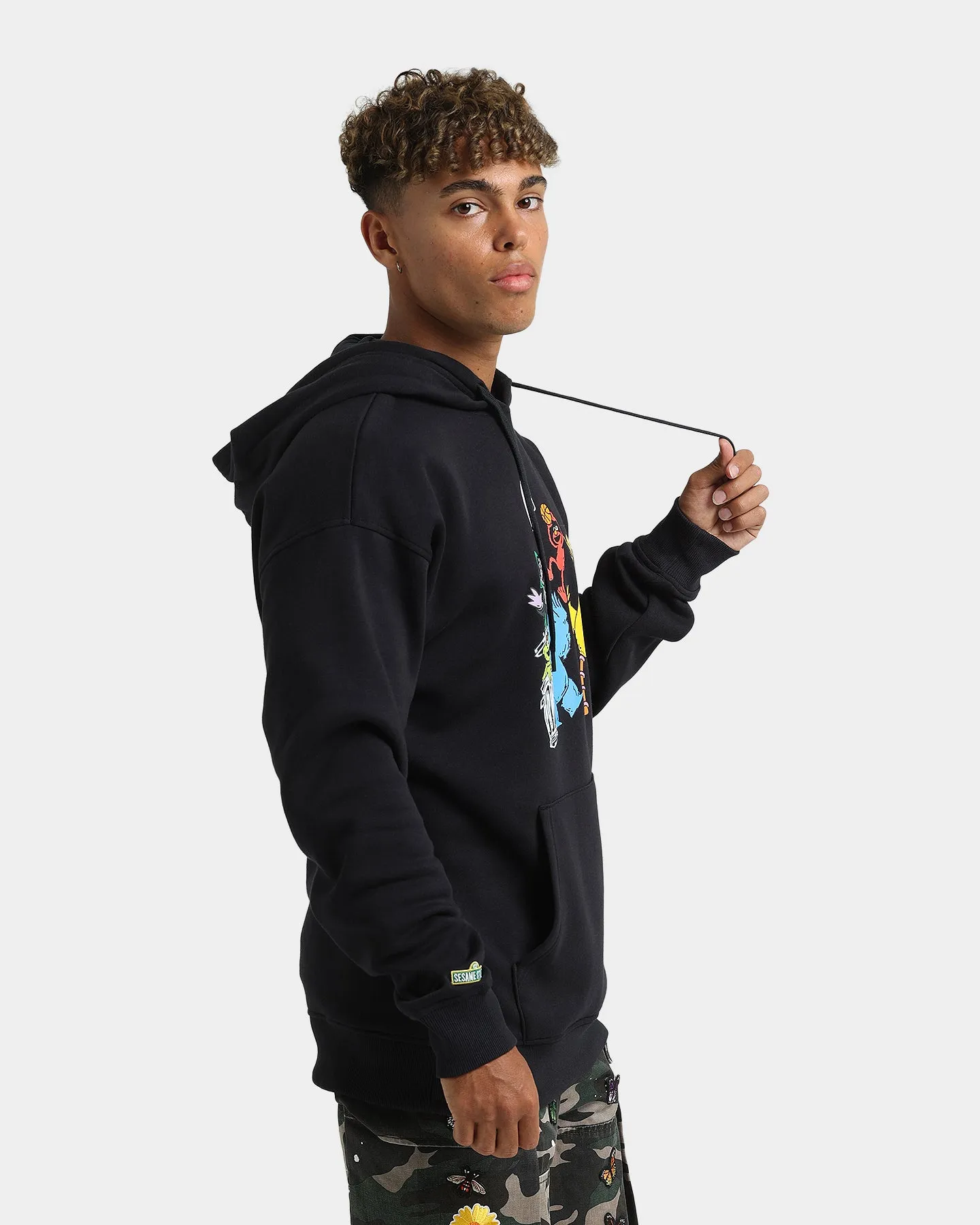 Under Armour Curry Sesame Street Squad Hoodie Black