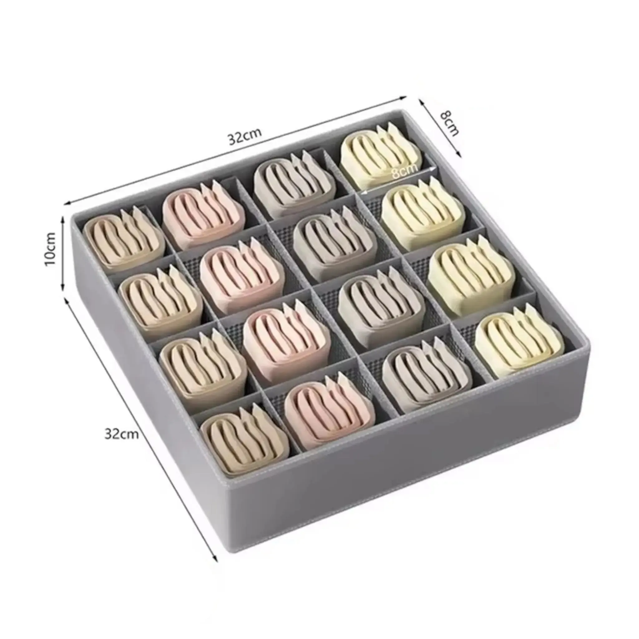 Underwear Storage Box – Drawer Organizer with 16, 24, or 7 Grids