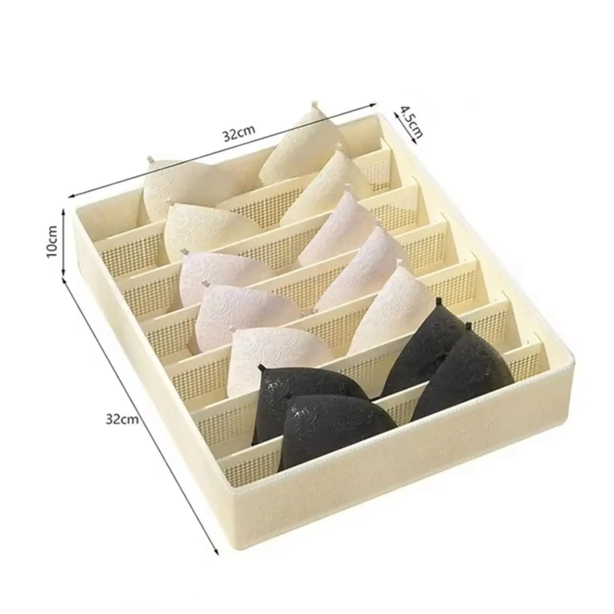 Underwear Storage Box – Drawer Organizer with 16, 24, or 7 Grids