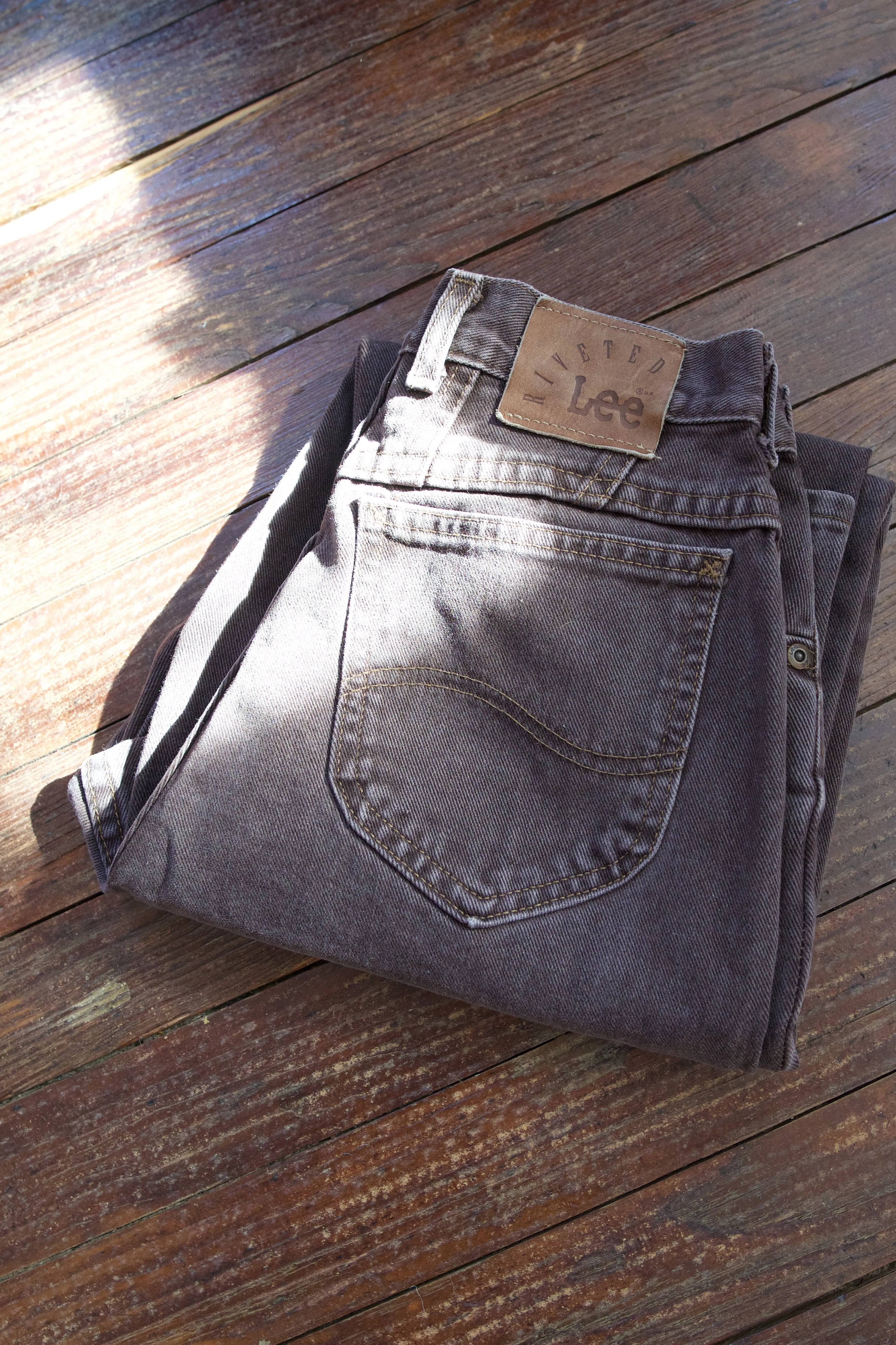 Vintage Lee Walnut Jeans - 26" Waist