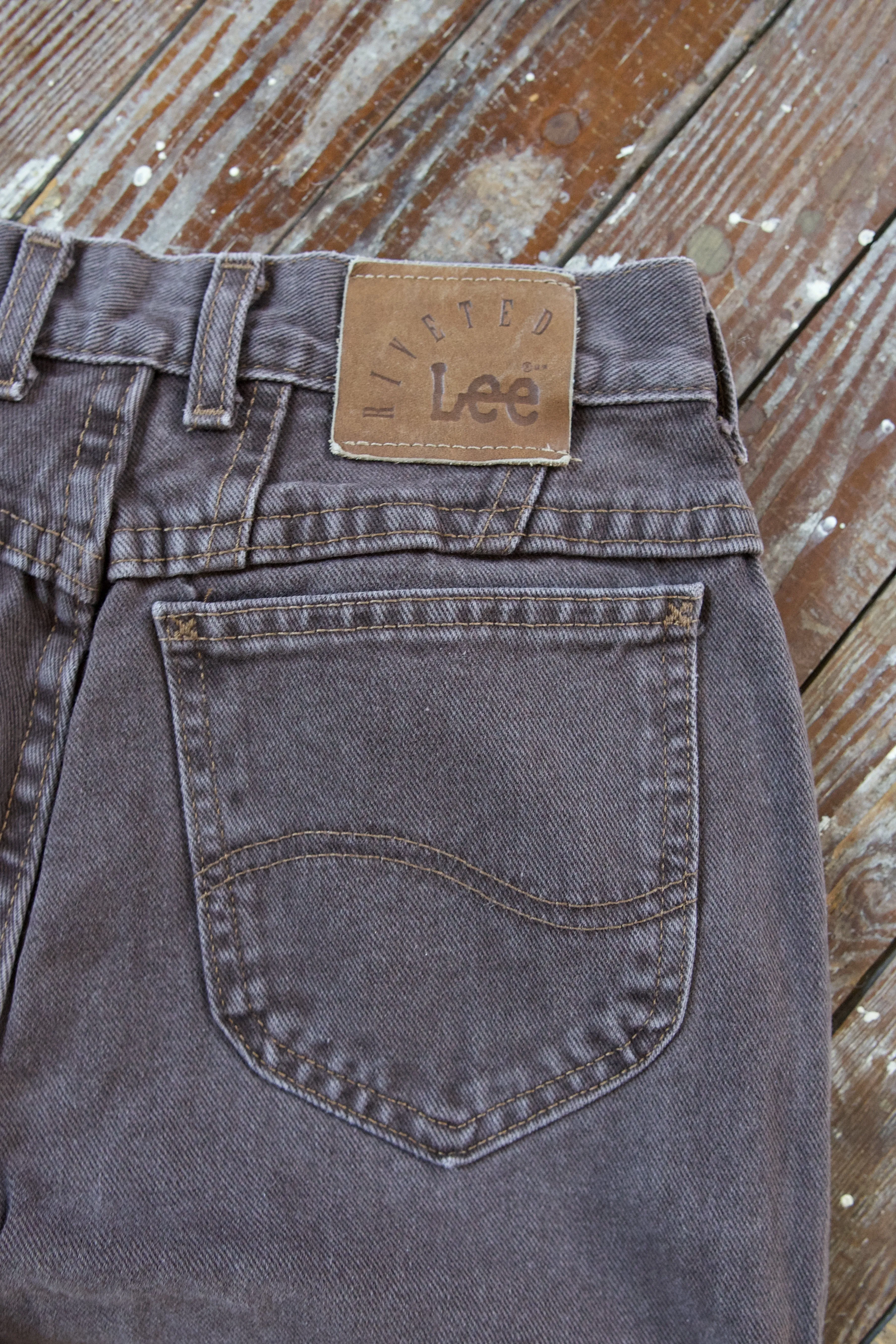 Vintage Lee Walnut Jeans - 26" Waist