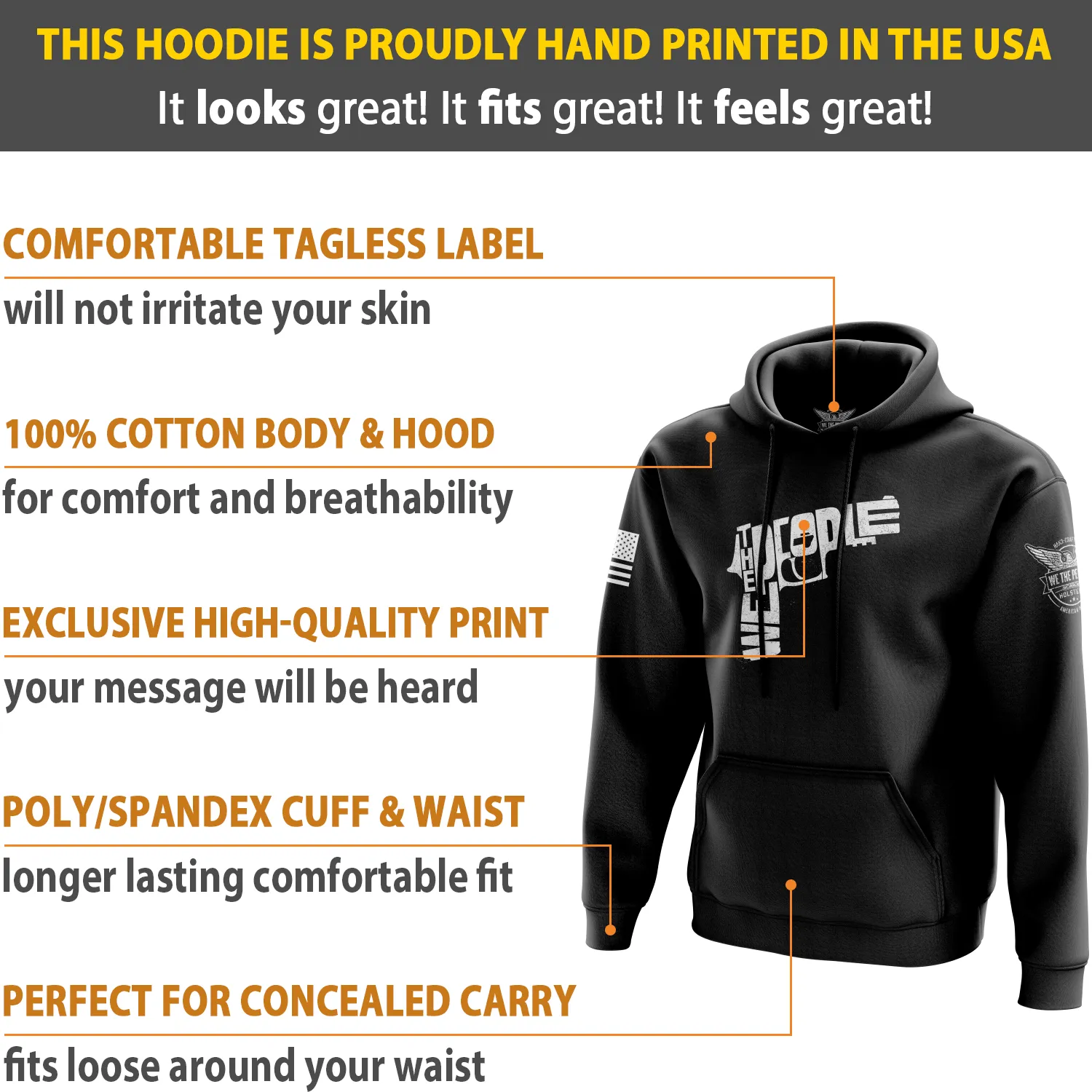 We The People Pistol Hoodie