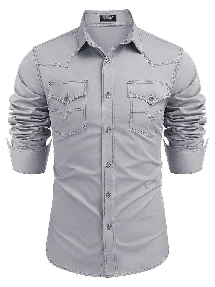 Western Cowboy Style Cotton Shirt (US Only)