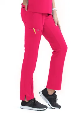 Women's Full Waistband Pant by Maevn (Regular) XS-3XL / Watermelon