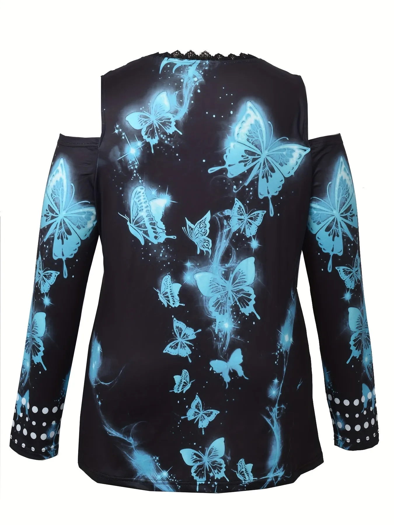 Womens Plus Size Halloween Goth Skull Stripe Print Shirt