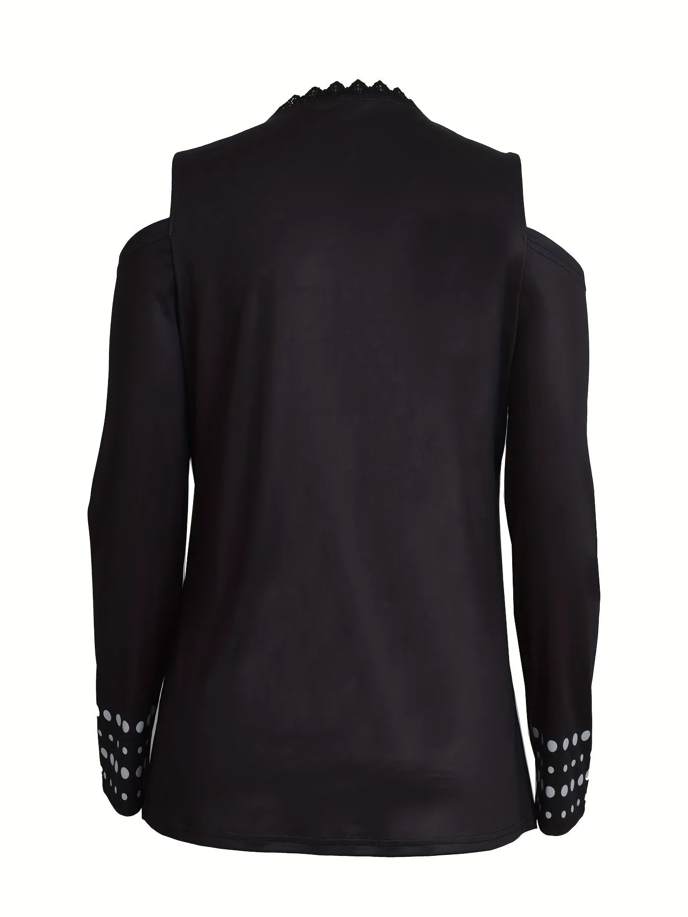 Womens Plus Size Halloween Goth Skull Stripe Print Shirt
