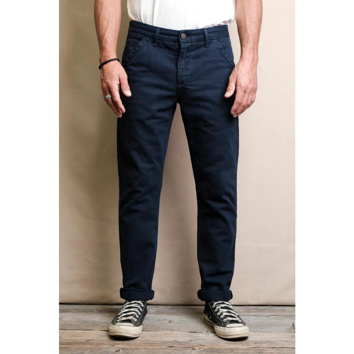 Workers Chino Slim Fit 14oz Slub Navy