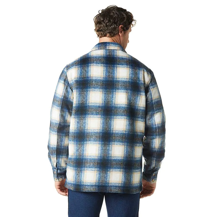 Wrangler | Flannel Sherpa Lined Tannin Shirt Jacket