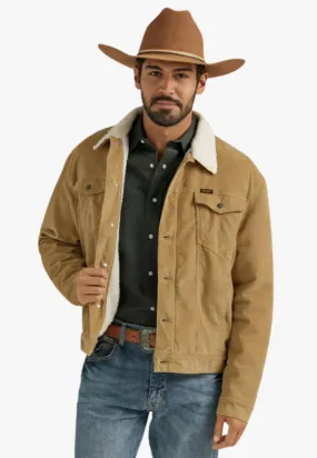 Wrangler Mens Sherpa Lined Corduroy Jacket